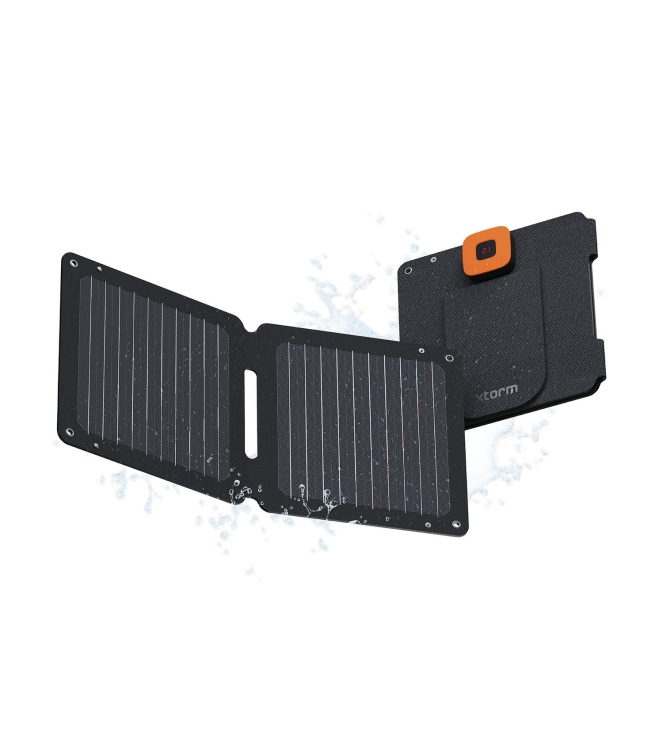 Xtorm Xtorm SolarBooster 14W - Foldable Solar Panel XR2S14 Xtorm electra XR2S14 ecru bij Leerentveldvrijetijd.nl