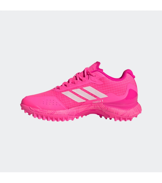 Adidas Adidas Hockey Fabela X Empower lucid pink/zero met./shock pink JH5717 lucid pink/zero met./shock pink Adidas hockeyschoenen JH5717 ivoor bij Leerentveldvrijetijd.nl