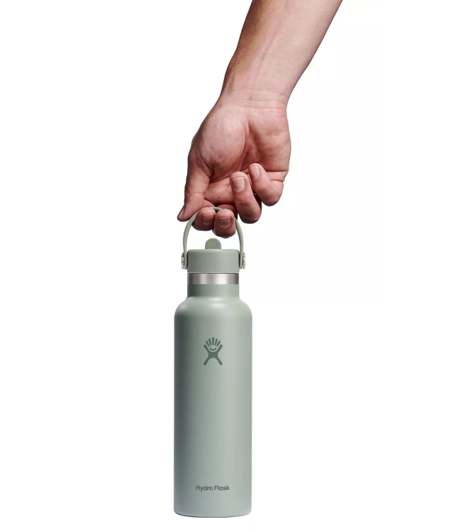 hydro flask hydro flask 21 oz Standard Mouth with Flex Straw Cap agave S21CFS Agave hydro flask koken S21CFS blauw bij Leerentveldvrijetijd.nl