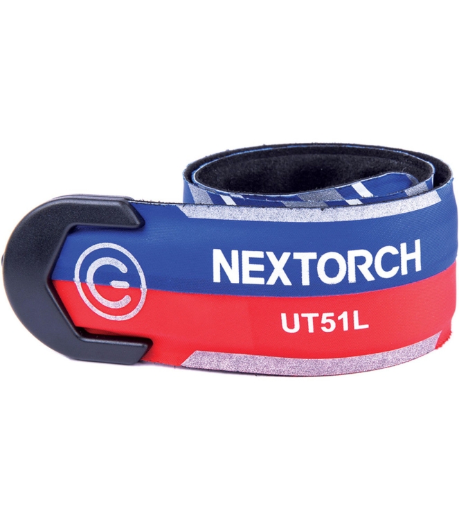 Homeij Homeij Veilgheids LED armband Nextorch oplaadbaar blauw/rood 77NT-UT51L blauw/rood Homeij verlichting 77NT-UT51L geen kleur bij Leerentveldvrijetijd.nl