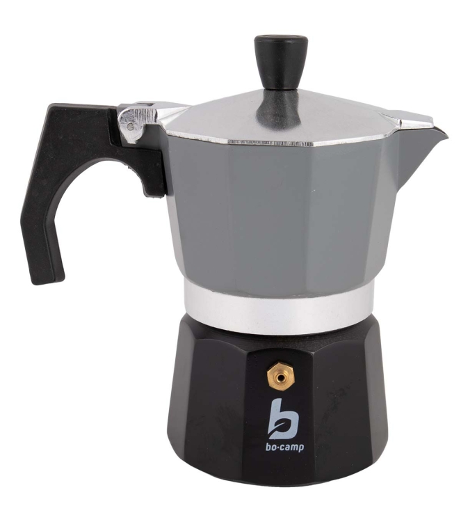 Bo-Camp Bo-Camp Espresso Maker 3-Cups Percolator 2200515 Bo-Camp koken 2200515 licht grijs bij Leerentveldvrijetijd.nl