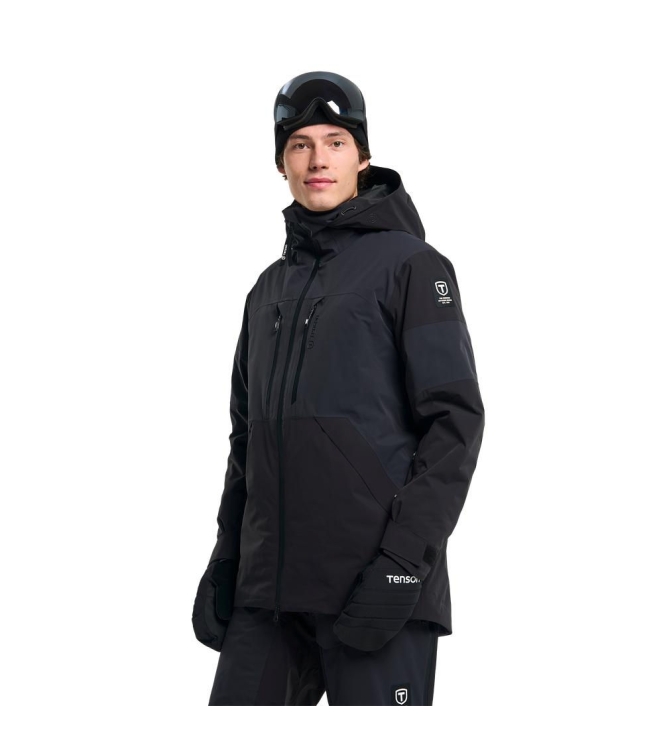 Tenson jassen 5018248 zwart combinatie bij Leerentveldvrijetijd.nl