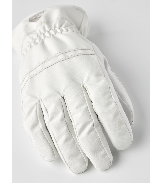 Hestra Hestra Women\'s Primaloft Leather - 5 finger 30_ivory 3003710 30_Ivory Hestra wintersportkleding 3003710 kiwi bij Leerentveldvrijetijd.nl