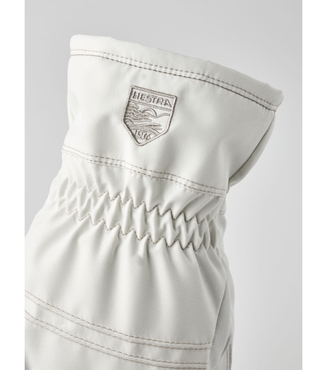 Hestra Hestra Women\'s Primaloft Leather - 5 finger 30_ivory 3003710 30_Ivory Hestra wintersportkleding 3003710 kiwi bij Leerentveldvrijetijd.nl