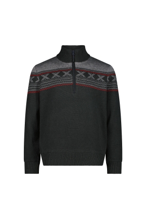 CMP CMP Man Sweat Knitted WP U423 Antracite CMP CMP Man Sweat Knitted WP U423 Antracite