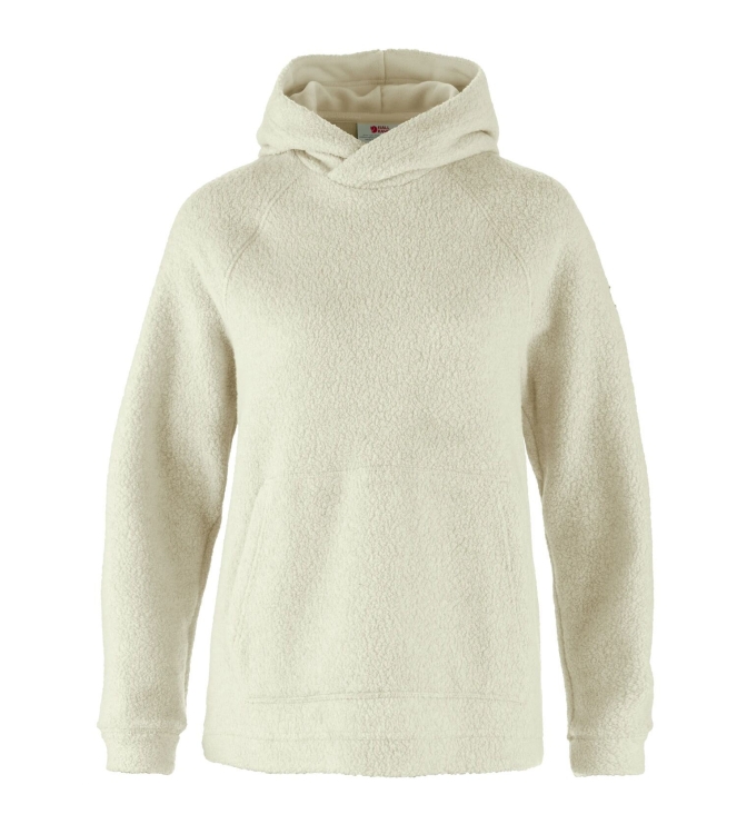 Fjällräven Fjällräven Kaitum Hoodie W 113_chalk white F14600250 113_Chalk White Fjällräven fleeces en truien F14600250 kiwi bij Leerentveldvrijetijd.nl