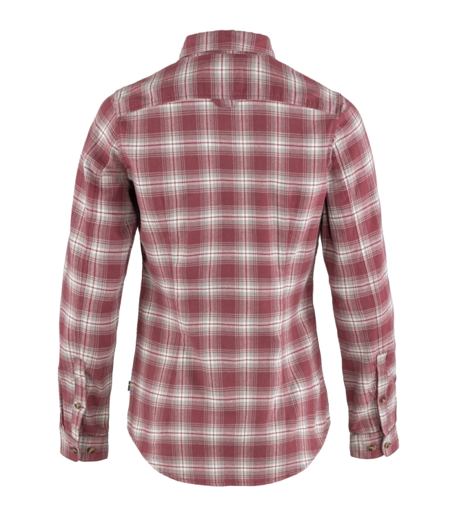 Fjällräven Fjällräven Övik Flannel Shirt W 410-021_mesa purple-fog F89833 410-021_Mesa Purple-Fog Fjällräven fleeces en truien F89833 blauw combinatie bij Leerentveldvrijetijd.nl