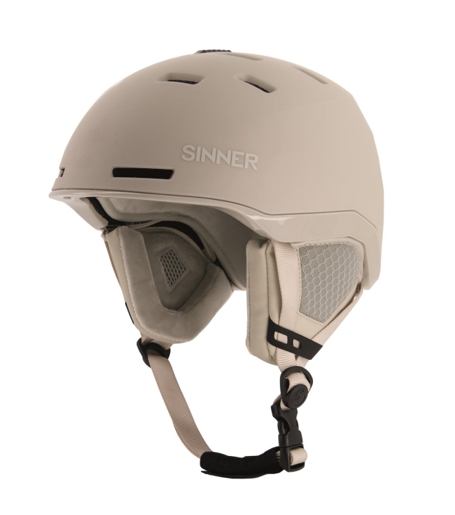 Sinner Sinner Kaiser 20a_matte light grey SIHE-207 20A_Matte Light Grey Sinner wintersport accessoires SIHE-207 turquoise bij Leerentveldvrijetijd.nl