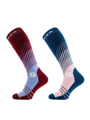 Sinner Sinner Ladies Ski Socks Grphc