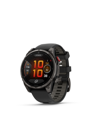 Garmin Garmin FenixÂ 8 Pro 47 mm,Amoled, LTE, Sapphire Carbon grey DLC-titanium met zwarte/pebble grey si