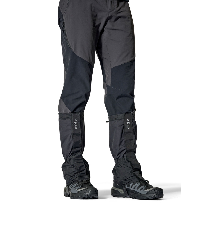 Rab Rab Trek Gaiter black QAJ-71 Black Rab wasmiddel kleding QAJ-71 licht grijs bij Leerentveldvrijetijd.nl