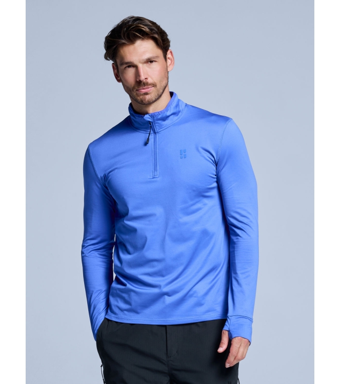 Poederbaas Poederbaas Arctic Pully Men 2.0 409_ballpoint blue PB010710 409_Ballpoint Blue Poederbaas wintersportkleding PB010710 antraciet bij Leerentveldvrijetijd.nl