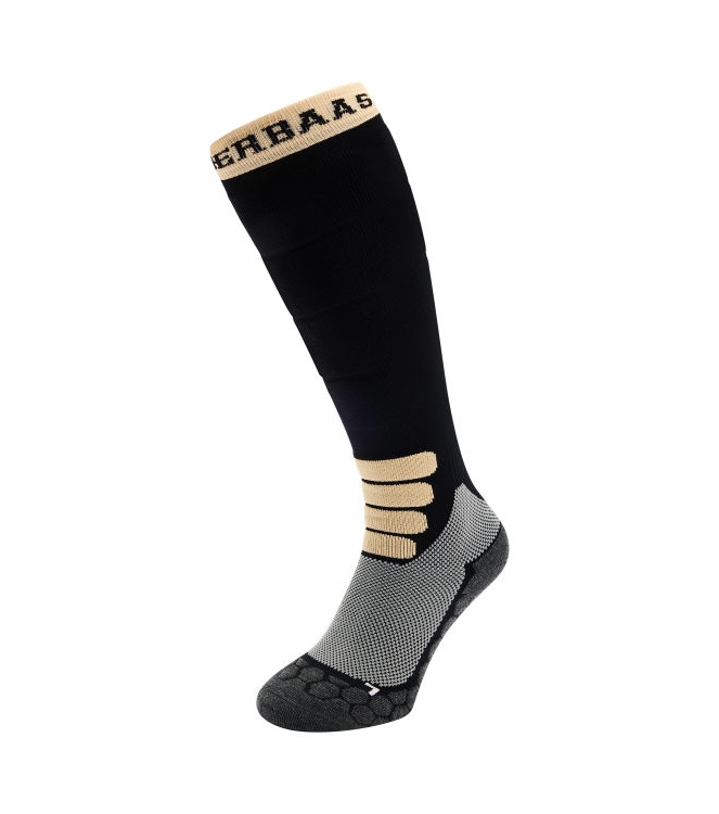 Poederbaas Poederbaas Merino Pro Ski Socks 1_black PB050715 1_Black Poederbaas wintersport accessoires PB050715 licht grijs bij Leerentveldvrijetijd.nl