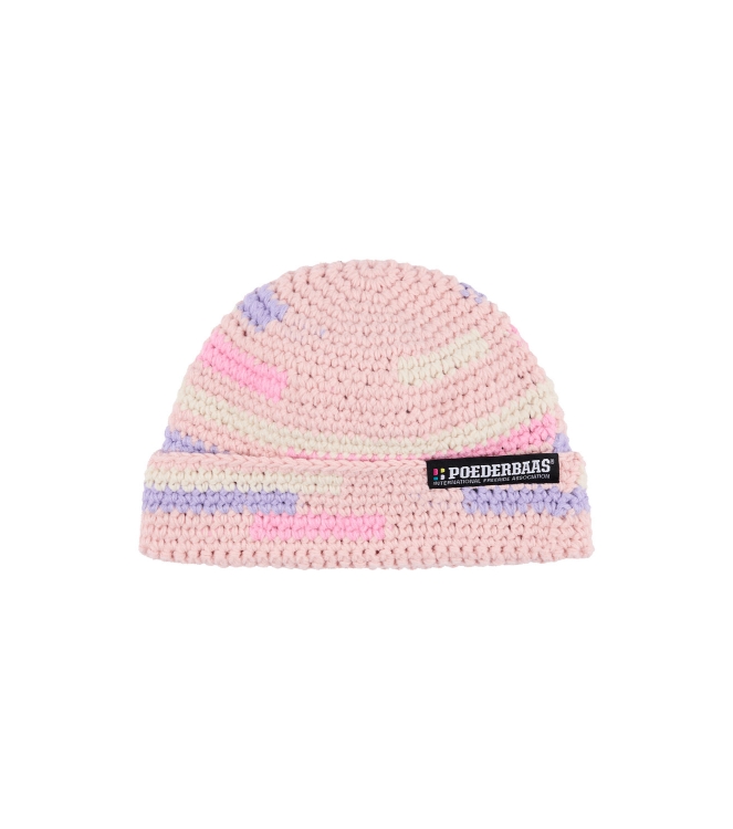 Poederbaas Poederbaas Freeride 2010 Beanie 658_powder rose PB060722 658_Powder Rose Poederbaas wintersportkleding PB060722 ivoor bij Leerentveldvrijetijd.nl