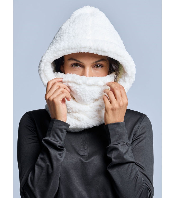 Poederbaas Poederbaas Fluffy Balaclava 102_off white PB070712 102_Off White Poederbaas wintersportkleding PB070712 kiwi bij Leerentveldvrijetijd.nl