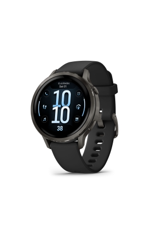 Garmin Garmin Venu 4 - 41mm Slate met zwarte siliconen band 