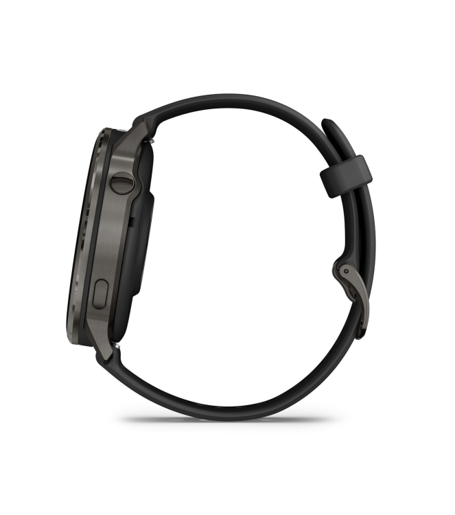 Garmin Garmin Venu 4 - 45mm Slate met Zwarte siliconen band 010-03014-00 Garmin orientatie 010-03014-00 ecru bij Leerentveldvrijetijd.nl
