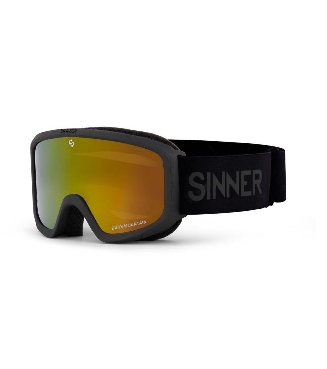 Sinner Sinner Duck Mountain mt blk-dbl fll red mr SIGO-169-10C-58 Mt Blk-Dbl Fll Red Mr Sinner wintersport accessoires SIGO-169-10C-58 licht grijs bij Leerentveldvrijetijd.nl