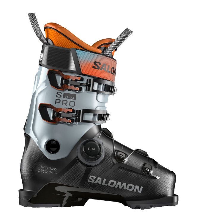 Salomon Salomon S/Pro Delta Boa 120 GW black L47931200 Black Salomon wintersport schoenen L47931200 licht grijs bij Leerentveldvrijetijd.nl