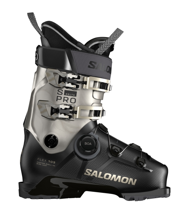 Salomon Salomon S/Pro Delta Boa 105 W GW black L47932800 Black Salomon wintersport schoenen L47932800 licht grijs bij Leerentveldvrijetijd.nl