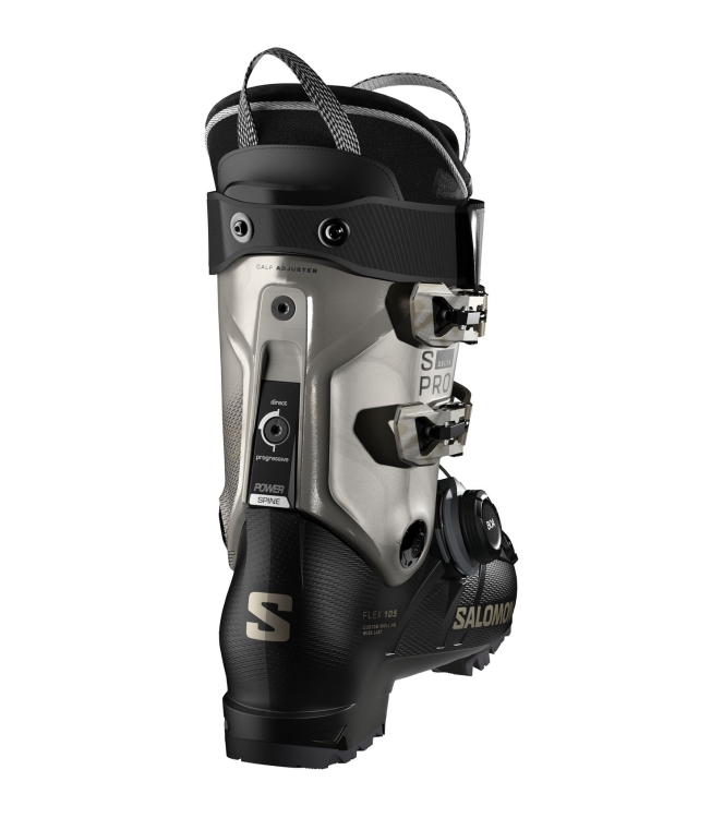 Salomon Salomon S/Pro Delta Boa 105 W GW black L47932800 Black Salomon wintersport schoenen L47932800 licht grijs bij Leerentveldvrijetijd.nl