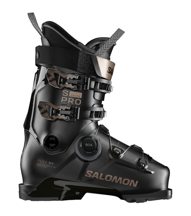 Salomon Salomon S/Pro Delta Boa 95 W GW black L47933000 Black Salomon wintersport schoenen L47933000 licht grijs bij Leerentveldvrijetijd.nl