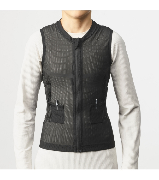 Salomon Salomon Backprotector Flexcell Pro JR black L47934900 Black Salomon wintersport accessoires L47934900 licht grijs bij Leerentveldvrijetijd.nl