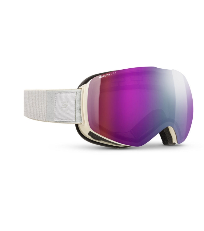 Julbo Julbo Shadow skibril Reactiv 0-4 High Contrast beige J76642175 Beige Julbo wintersport accessoires J76642175 jeans bij Leerentveldvrijetijd.nl