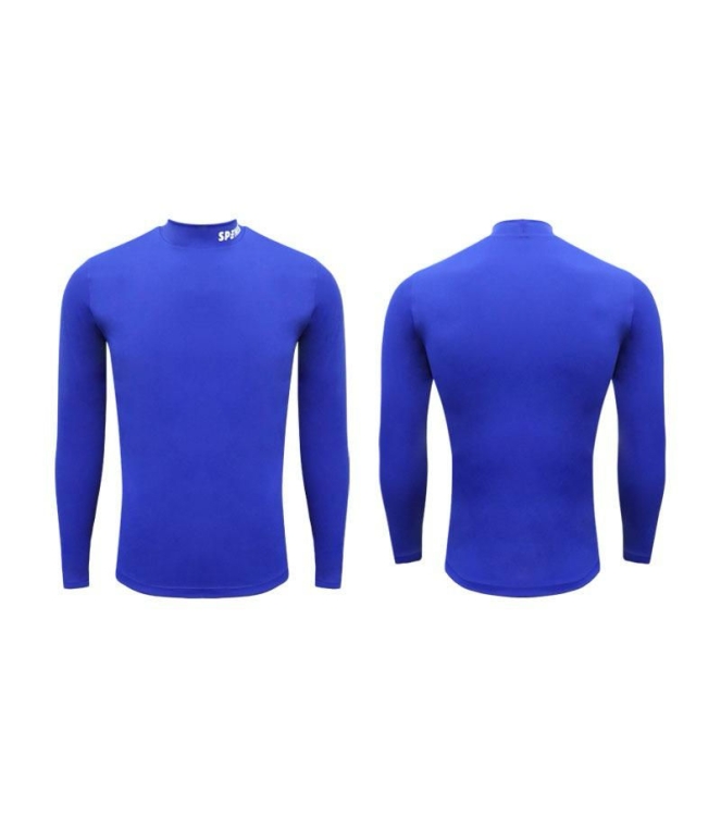 Spines Spines Thermoshirt blue SP-TS Blue Spines wintersport accessoires SP-TS antraciet bij Leerentveldvrijetijd.nl