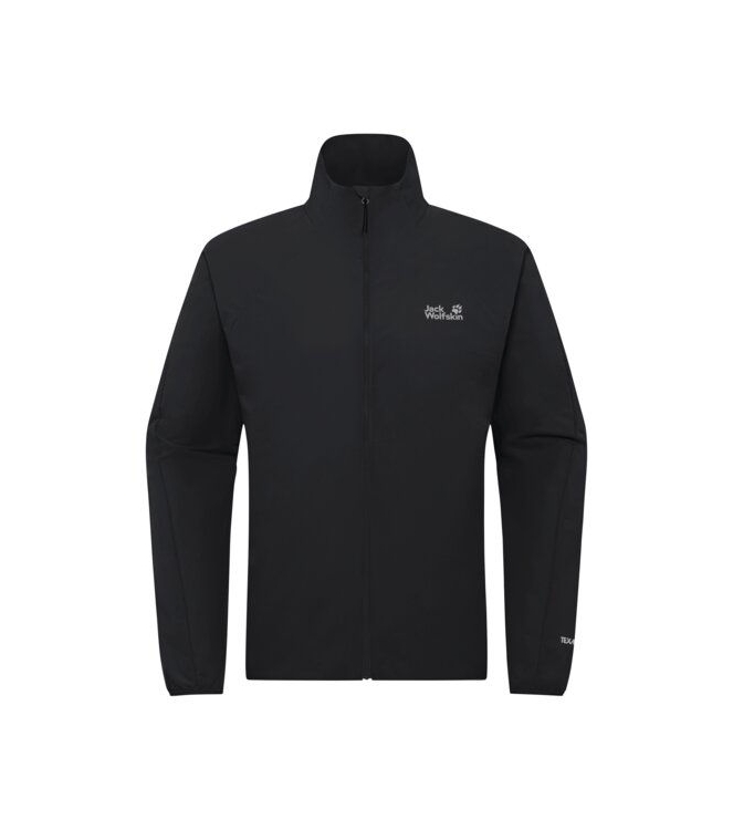 Jack Wolfskin Jack Wolfskin Prelight Stride JKT M 6000_black A63775 6000_black Jack Wolfskin jassen A63775 licht grijs bij Leerentveldvrijetijd.nl