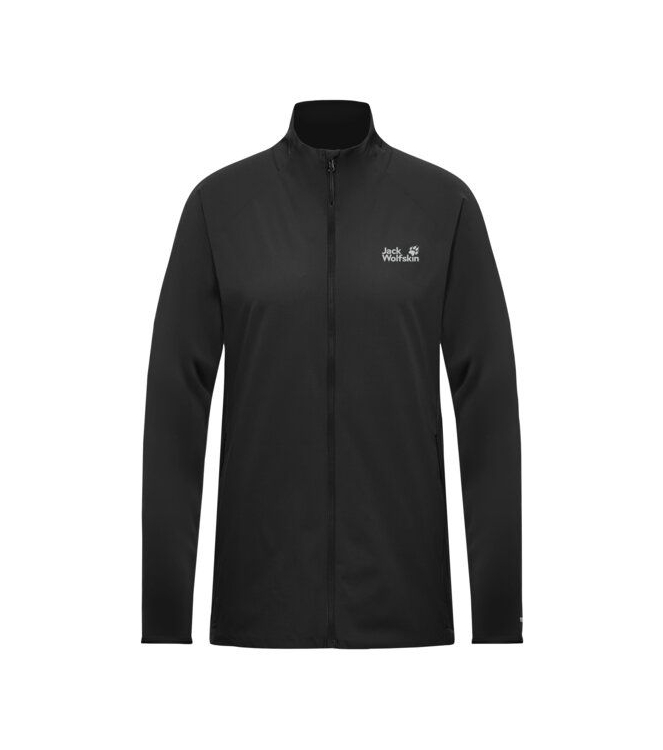 Jack Wolfskin Jack Wolfskin Prelight Stride JKT W 6000_black A63776 6000_black Jack Wolfskin jassen A63776 licht grijs bij Leerentveldvrijetijd.nl