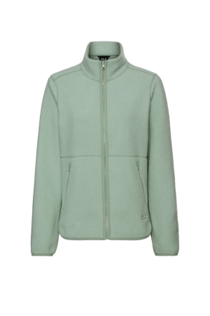 Jack Wolfskin Jack Wolfskin Lite Curl FZ W E0272_green zinnia Jack Wolfskin Jack Wolfskin Lite Curl FZ W E0272_green zinnia