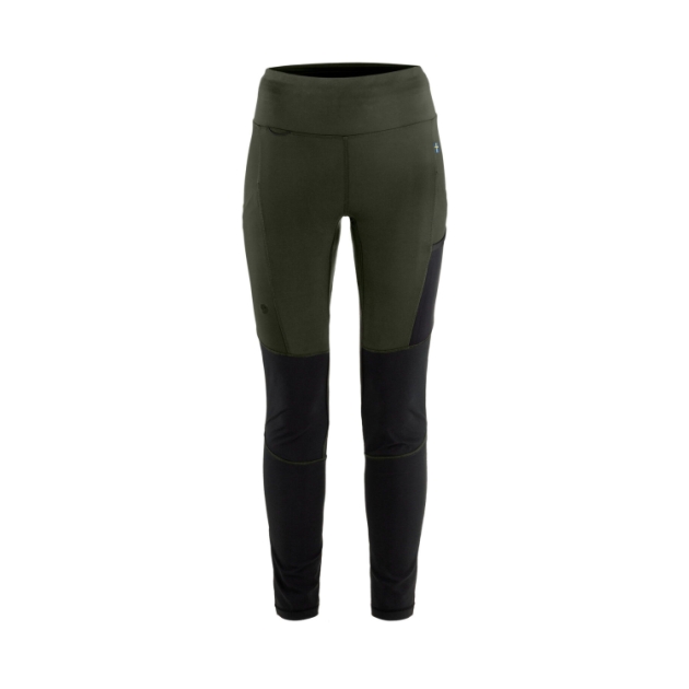 fjällräven Keb Agile Tights W 662-550_Deep Forest-Black F14200197