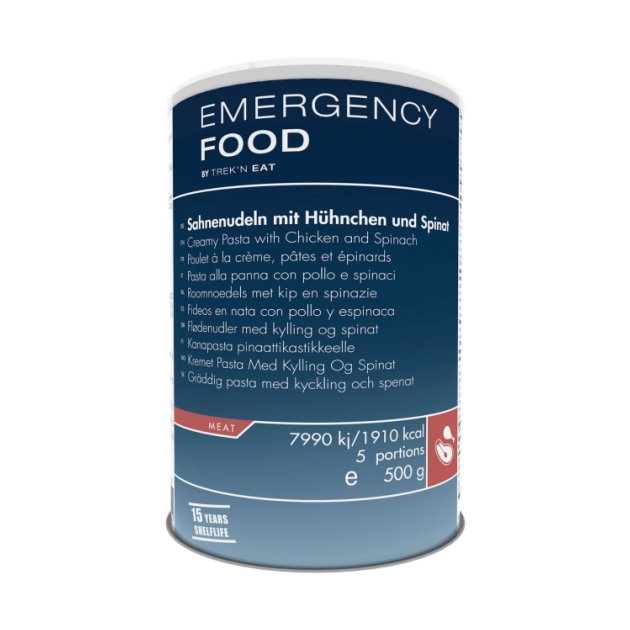 trek'n-eat Emergency Food Creamy Pasta with Chicken and Spina TR723101.01