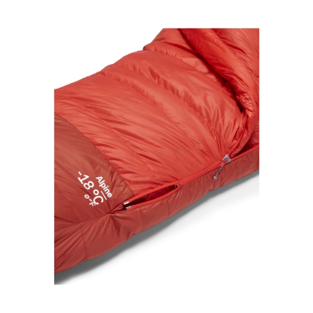 rab Alpine -18C / 0F DHT_Dark Horizon/Tuscan Red QSN-13
