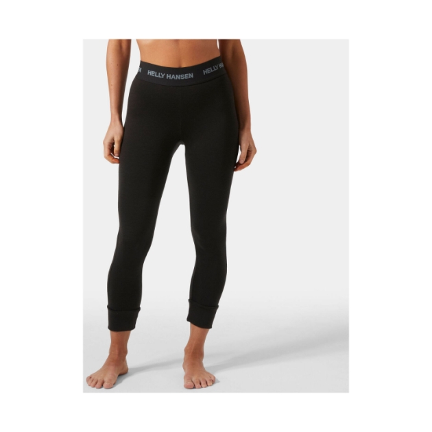 helly-hansen W Lifa Merino Midweight 3/4 Pant 990_Black 49381