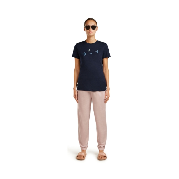 icebreaker W M 150 TL SS Tee Bird 4011_Midnight Navy IB0A57FX