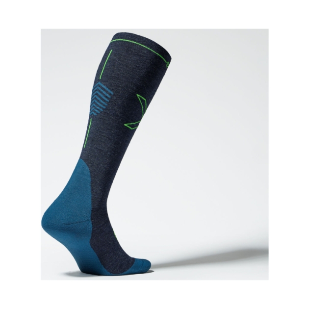 stox-energy-socks Hiking Merino Socks Men 7632 Dark Blue / Green OUSKM