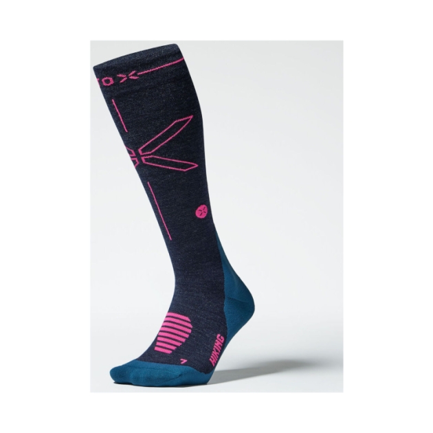 stox-energy-socks Hiking Merino Socks Women 7643 Dark Blue / Pink OUSKW