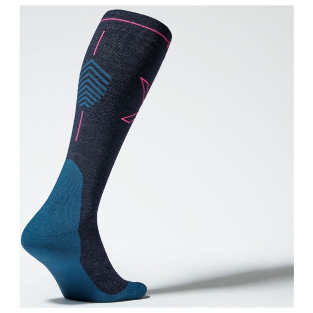 stox-energy-socks Hiking Merino Socks Women 7643 Dark Blue / Pink OUSKW