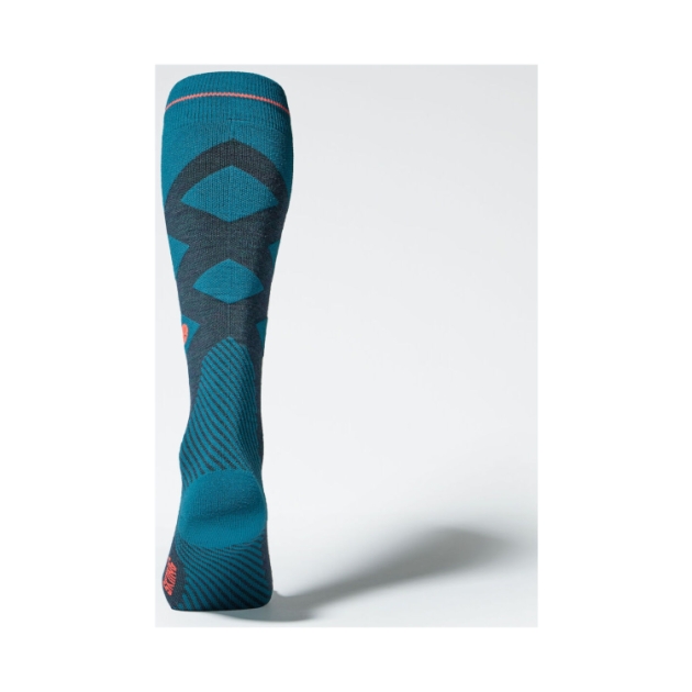 stox-energy-socks Skiing Merino Socks Men 7941 Teal / Red Fluo SKSKM