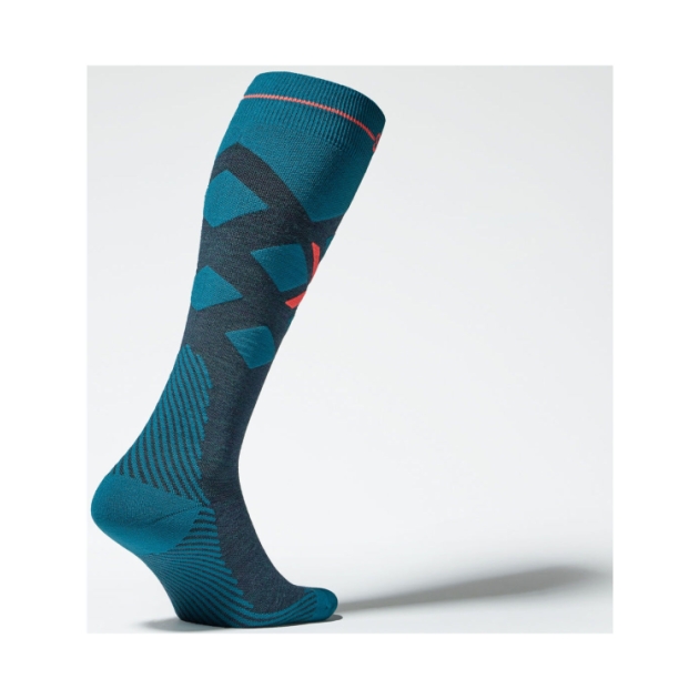 stox-energy-socks Skiing Merino Socks Men 7941 Teal / Red Fluo SKSKM