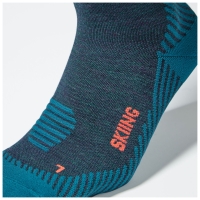 stox-energy-socks Skiing Merino Socks Men 7941 Teal / Red Fluo SKSKM