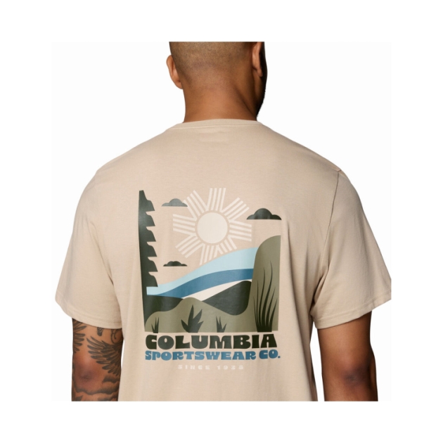 columbia CSC Outdoor Back Graphic Tee 271_Ancient Fossil, 2155021