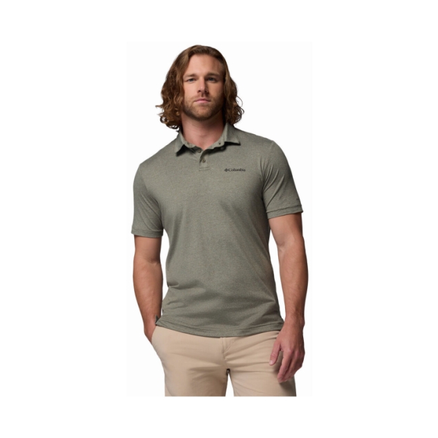 columbia Parsons Point Polo 397_Stone Green, Heather 2157433