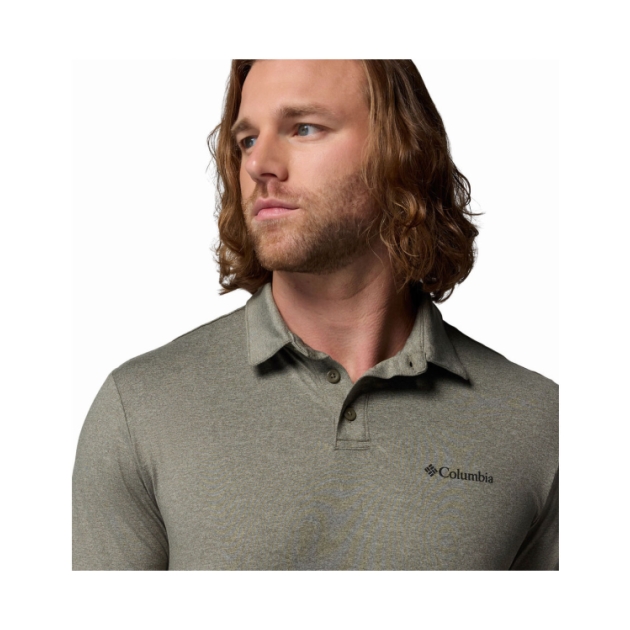 columbia Parsons Point Polo 397_Stone Green, Heather 2157433