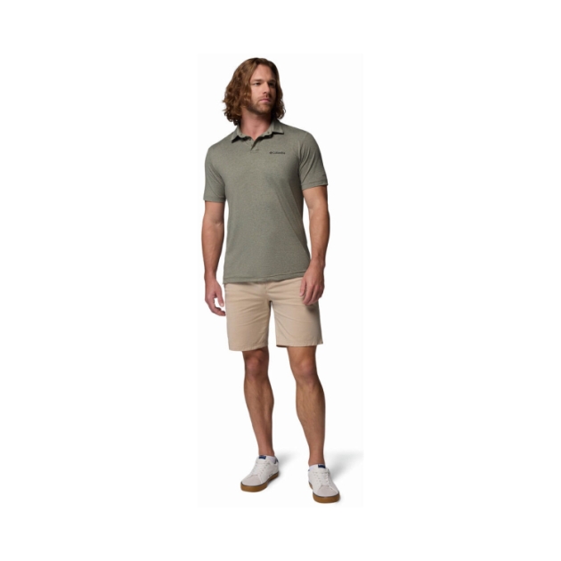columbia Parsons Point Polo 397_Stone Green, Heather 2157433