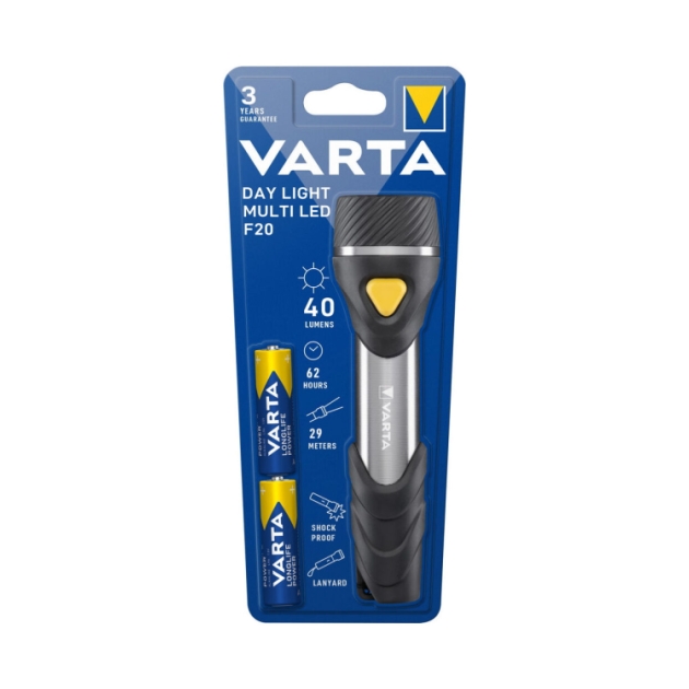 varta Day Light Multi LED F20 incl 2xAA 16632