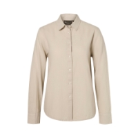 pinewood Värnamo InsectSafe Hemp mix L/S SHIRT W 616_Linen Beige 1-33720