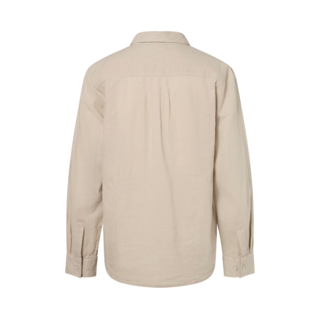 pinewood Värnamo InsectSafe Hemp mix L/S SHIRT W 616_Linen Beige 1-33720